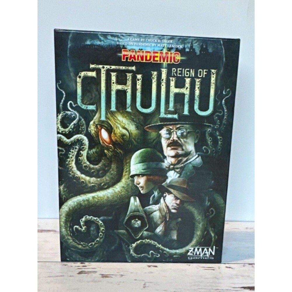 Z-Man Games Pandemic: Reign of Cthulhu Board Game 2-4P Ages 14+ 2016 Award